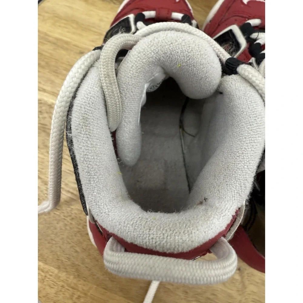 Nike Air More Uptempo  Bulls' Varsity Red/White/Black‎ DB2874-600 Kid's US 10.5C